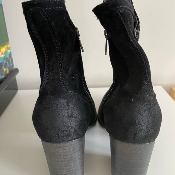Brand New Black Suede ankle boots - Picture 3 of 3